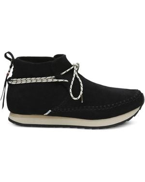 TOMS Rio Suede Lace-Up Trainers - Black