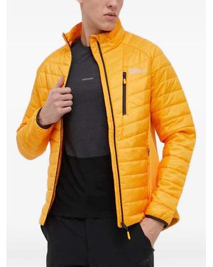Jack Wolfskin Veste Matelassée Routeburn À Fermeture Zippée - Orange