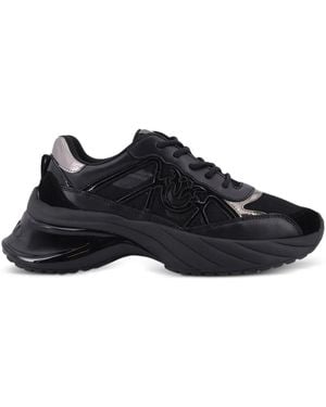 Pinko Love Birds Logo Trainers - Black