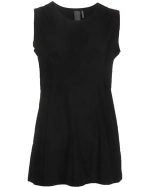 Norma Kamali Jersey Knit Sleeveless Tank Top - Black