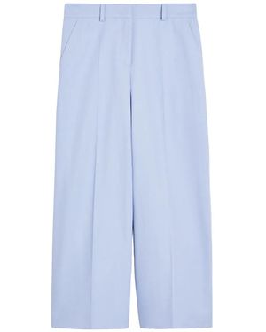 Weekend by Maxmara クロップド テーラードパンツ - ブルー
