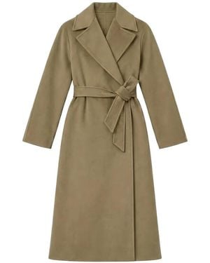 Max Mara Samba Belted Coat - Natural