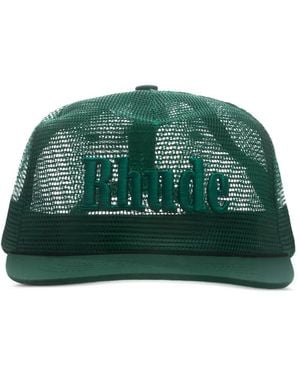 Rhude Logo Mesh Hat - Green
