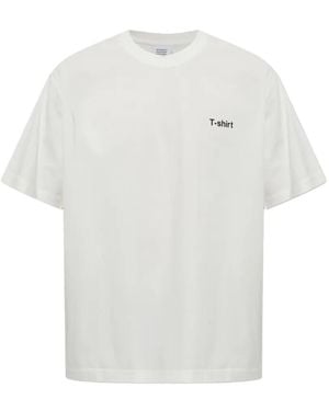 Vetements Slogan-Print Crew-Neck T-Shirt - White