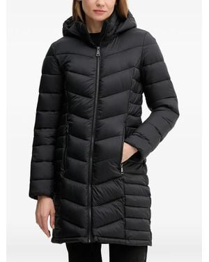 DKNY Plumífero con capucha - Negro