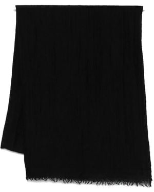 Faliero Sarti Frayed-Edge Scarf - Nero
