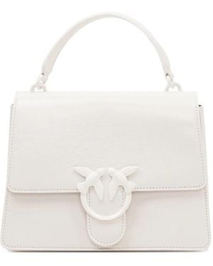 Pinko Mini Love Bag One Tote Bag - White