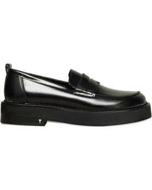 Ami Paris Loafer Mit Anatomischer Kappe - Schwarz
