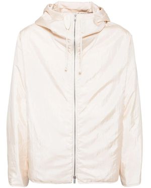 Jil Sander Hooded Padded Jacket - Natural
