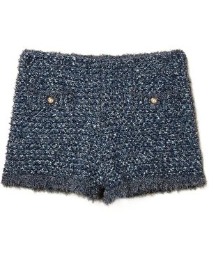 Twinset フレイド ショートパンツ - ブルー