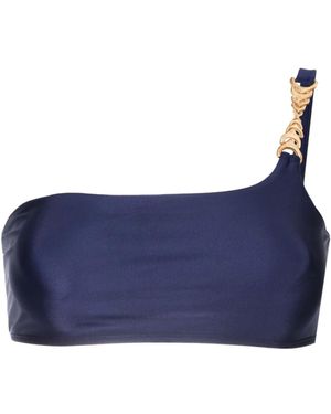 Lenny Niemeyer Asymmetrisches Bikinioberteil - Blau