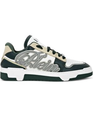 Philipp Plein Sneakers Con Applicazione - Bianco
