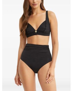 Max Mara Top De Bikini Alia Con Anilla - Negro