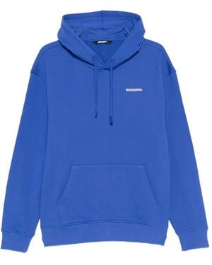 Rossignol Logo-Print Hoodie - Blue