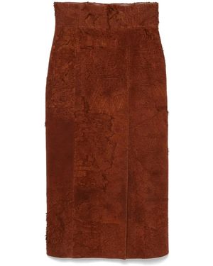 McQueen Midirock Aus Wildleder - Braun