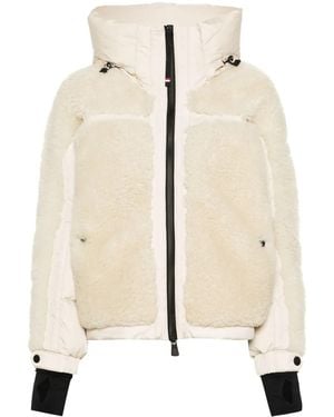 Moncler Epicea Shearling Down Jacket - Natural