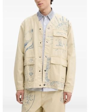 Desigual Giacca Con Stampa - Neutro