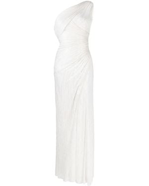 Jenny Packham One-Shoulder Sequin-Embellished Dress - White