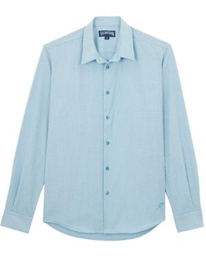 Vilebrequin ストライプ シャツ - ブルー