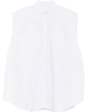 JNBY Mouwloze Blouse Met Veters - Wit
