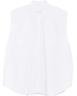 JNBY Lace-Up Sleeveless Shirt - White