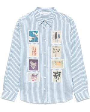 Etudes Studio アンディ ウォーホル シャツ - ブルー