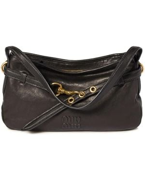 Miu Miu Sac Porté Épaule Aventure - Noir