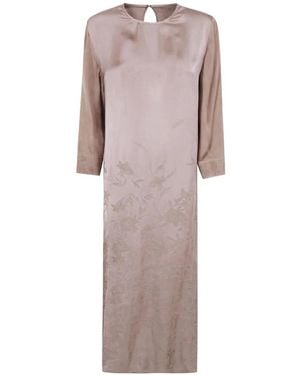 Uma Wang Apostte Floral-Jacquard Midi Dress - Pink