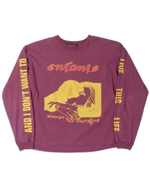 Enfants Riches Deprimes So Low Long-Sleeved T-Shirt - Purple
