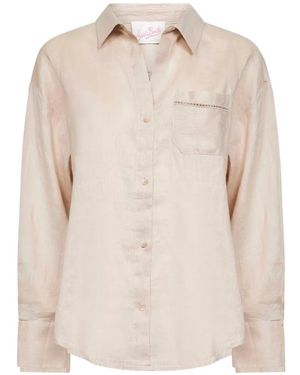MC2 Saint Barth Chest-Pocket Linen Shirt - Natural