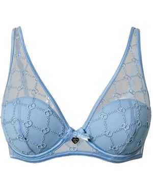 Twinset Reggiseno Con Ricamo - Blu