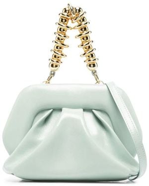 THEMOIRÈ Bios Clutch Aus Leder - Blau