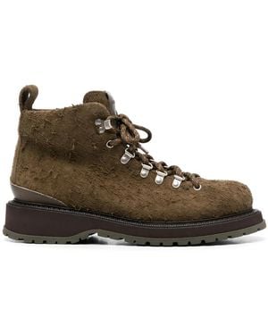 Buttero Canalone Pedula-Style Leather Boots - Brown