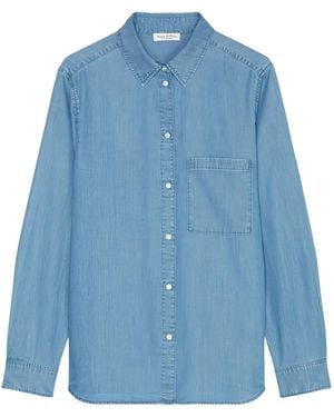Marc O' Polo Denim Button-Up Shirt - Blue