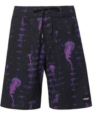 Oakley Jellyfish-Print Boardshorts - Blue