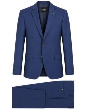 DIGEL Single-Breasted Notch-Lapel Suit - Bleu