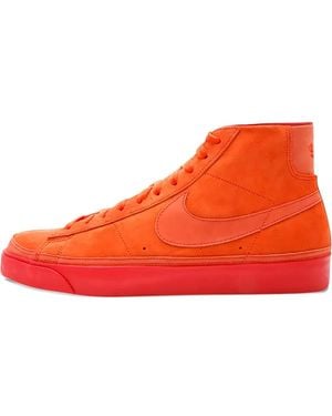 Nike Blazer High Premium Sneakers - Orange