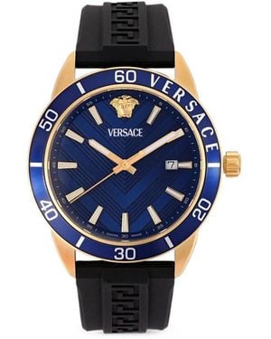 Versace Orologio Greca 43Mm - Blu