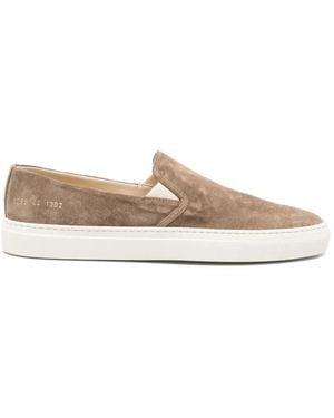 Common Projects Slip-On Suede Sneakers - White
