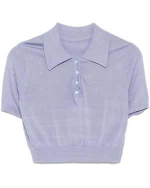 Cynthia Rowley Polo de punto - Azul