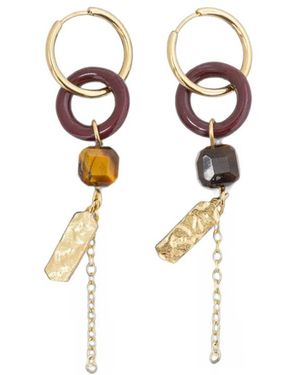Sessun Toti Co Earrings - White