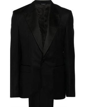 Dolce & Gabbana Monogram-Jacquard Suit - Black