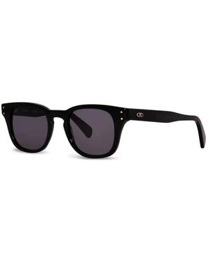 Ferragamo Eyewear Gancini Square-Frame Sunglasses - White