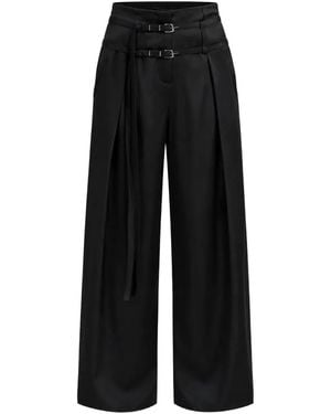 GRACE LING Relic High-Waisted Trousers - Black