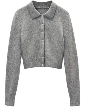 Alexander Wang Verzierter Cardigan - Grau