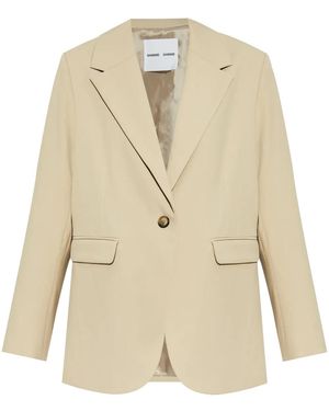 Samsøe & Samsøe Oversize Blazer - Natural