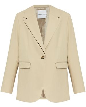 Samsøe & Samsøe Oversize Blazer - Natural