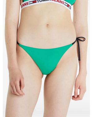 Tommy Hilfiger Two-Tone Bikini Bottoms - Green