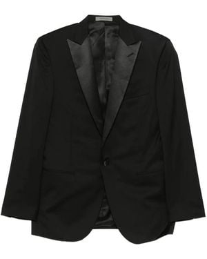Corneliani Peak-Lapel Suit - Black