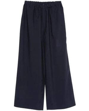 Sofie D'Hoore Pantalones Palazzo Pavon Con Cinturilla Elástica - Azul